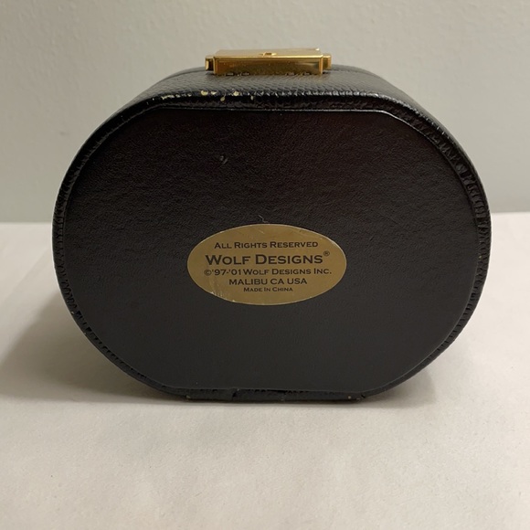 Vtg Wolf Designs Travel Jewelry Case - Picture 2 of 14